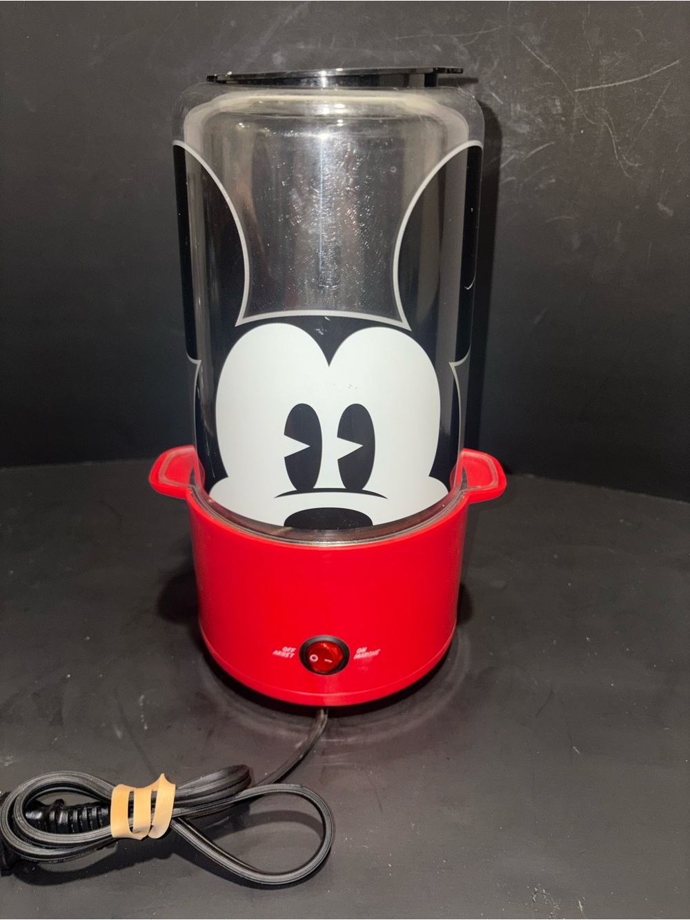 Disney Red and Black Mickey Popcorn Maker